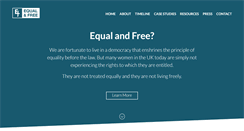 Desktop Screenshot of equalandfree.org